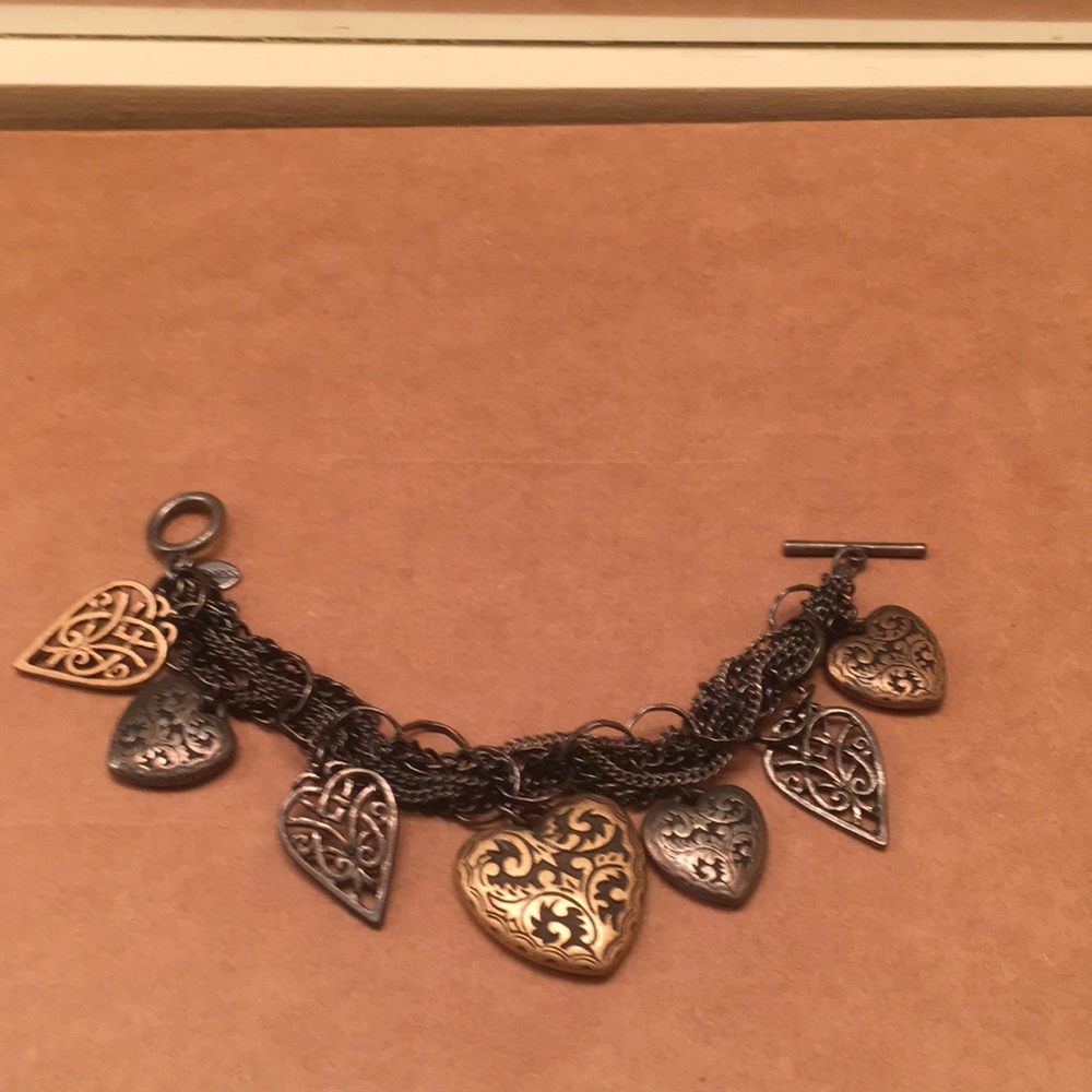 Express heart charm bracelet